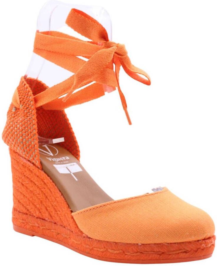 VIGUERA Peep Toe Peep Heel Orange