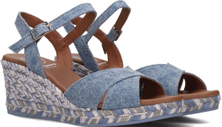 VIGUERA Sandalen Dames 2032 Maat: 39 Materiaal: Denim Kleur: Blauw