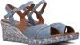 VIGUERA Sandalen Dames 2032 Maat: 39 Materiaal: Denim Kleur: Blauw - Thumbnail 1