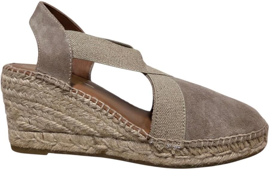 VIGUERA 1382 Vitelo Desert Sandaletten Beige Suede Dames Beige - Foto 2