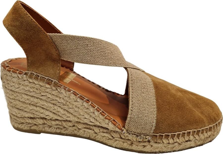 VIGUERA 1382 Vitelo Whiskey Dames Sandaletten Cogna