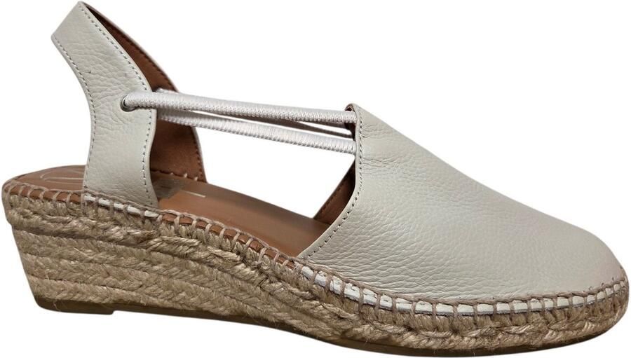 VIGUERA 1825 Mars Vainilla Sandaletten Wit Leer Dames Wit