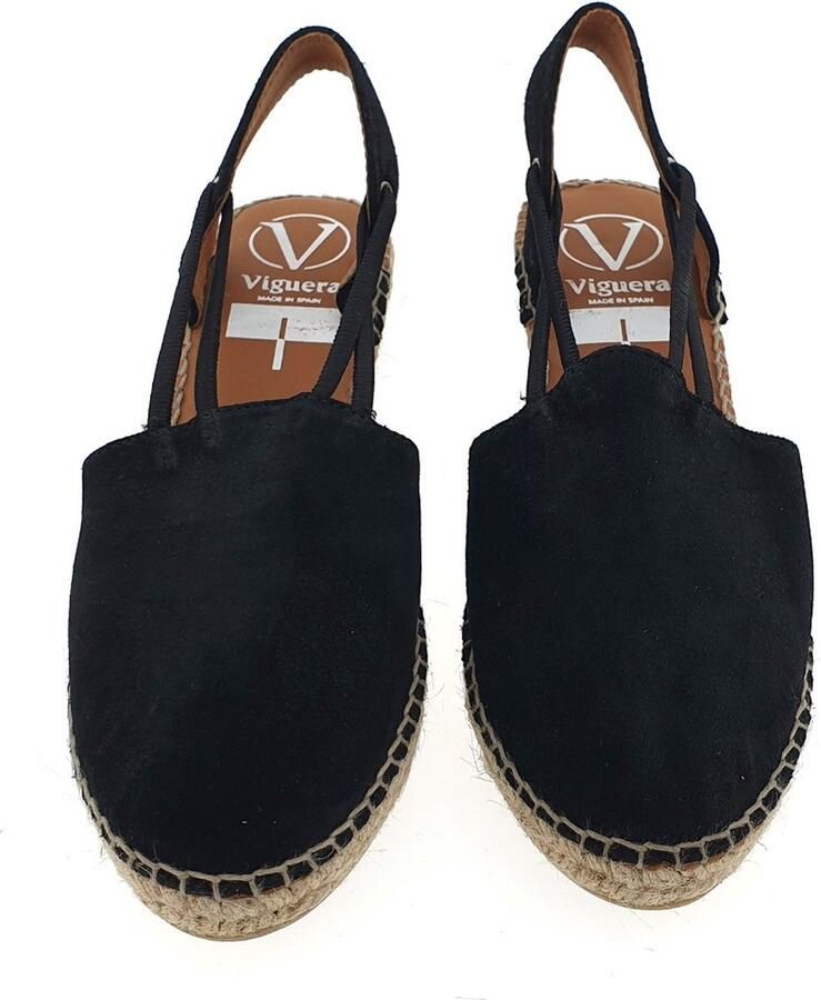 VIGUERA Vitelo Black 1825 Dames Espadrilles Zwart - Foto 3