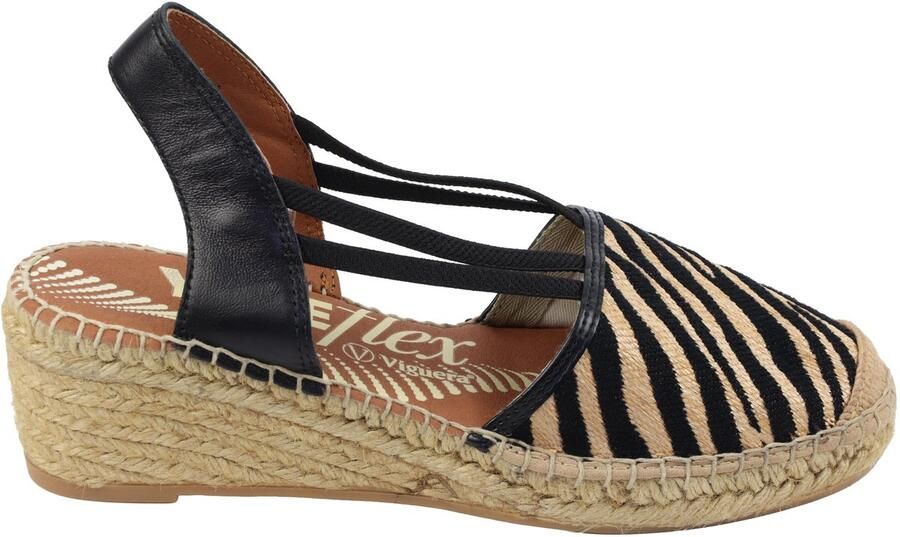 VIGUERA 2294 Sandalen zwart kombinatie