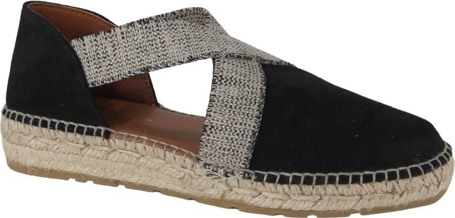 VIGUERA Vitelo Black 1890 Dames Espadrilles Zwart