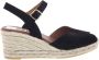 VIGUERA Vitelo Black 2008 Dames Espadrilles Zwart - Thumbnail 1