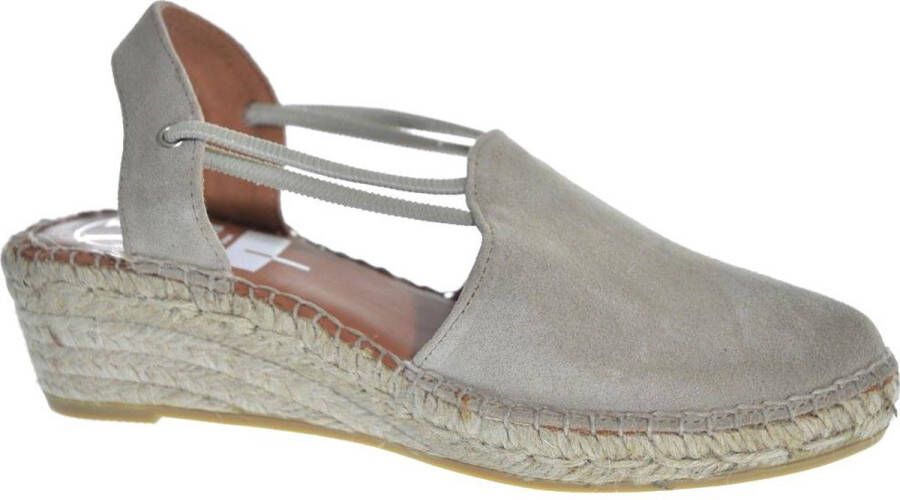 VIGUERA Espadrilles Dames Damesschoenen Suède Blokhak Hoogte 1825 sue Zand