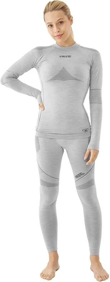 Viking Lava Primaloft Basislaag Set Grijs L Vrouw