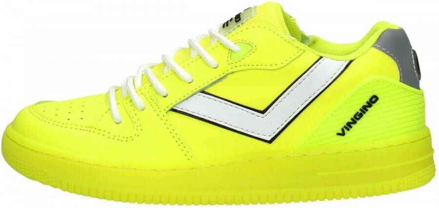 Vingino Alessio Low Lage sneakers Kids Geel - Foto 4