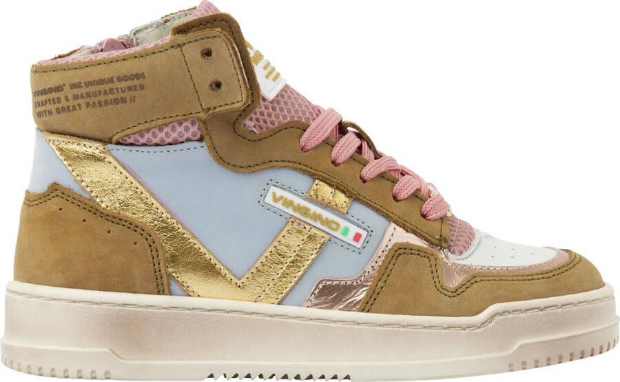 Vingino Daizy mid Sneaker Meisjes Multicolor green