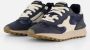 Vingino Denim Sneakers blauw Leer Heren - Thumbnail 4