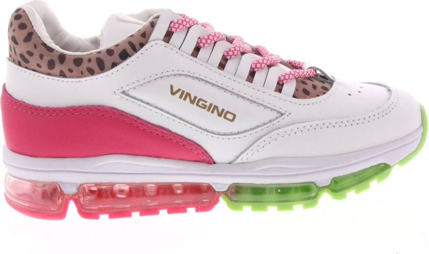 Vingino Fenna Ii Lage sneakers Leren Sneaker Meisjes Roze