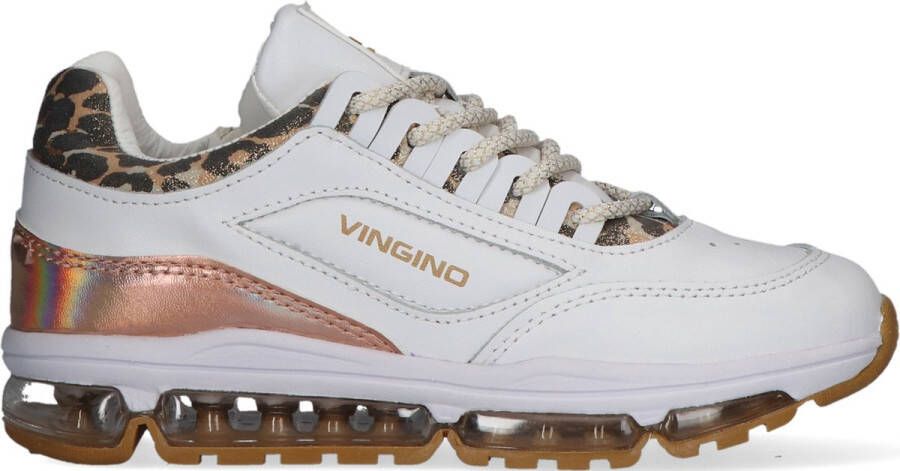 Vingino Fenna Ii Lage sneakers Leren Sneaker Kids Wit - Foto 6