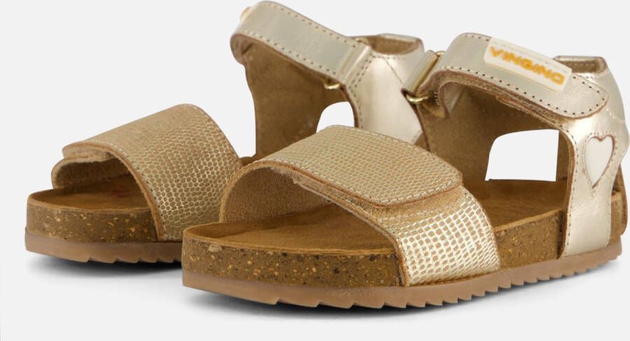 Vingino Floor Sandalen goud Leer