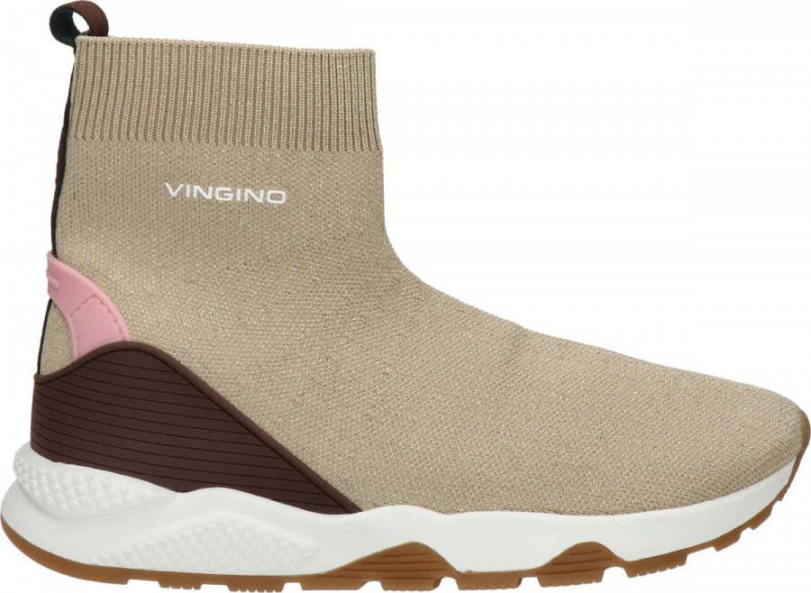 Vingino Gino meisjes sneaker Sand