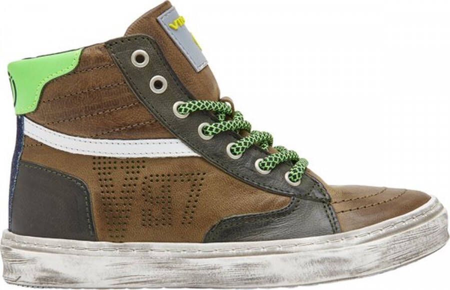 Vingino GUUS MID Jongens Casual sneaker Groen