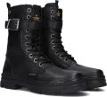 Vingino Jennifer Hi Veterboots Laarzen Met Veters Meisjes Kids Zwart - Zwart