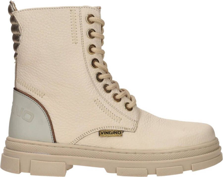 Vingino Jennifer Veterboots Laarzen Met Veters Meisjes Beige