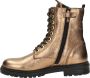 Vingino Julia Veterboots Laarzen Met Veters Meisjes Goud - Thumbnail 6