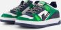 VINGINO Kevin leren sneakers groen wit Jongens Leer Meerkleurig 34 - Thumbnail 3