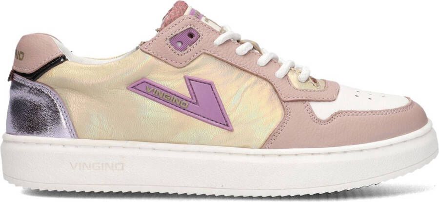 Vingino Lilly Low Sneakers Meisjes Leren Sneaker Goud