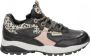 Vingino dy leren sneakers met panterprint zwart roségoud - Thumbnail 2