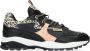 Vingino dy leren sneakers met panterprint zwart roségoud - Thumbnail 8