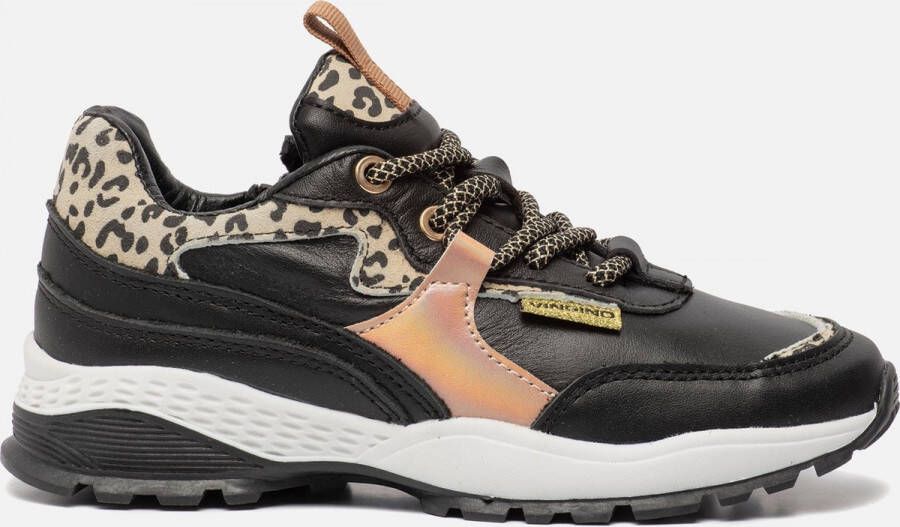 Vingino Mandy sneakers zwart Dames Leer