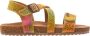 Vingino Melia leren sandalen met panterprint geel multi - Thumbnail 10