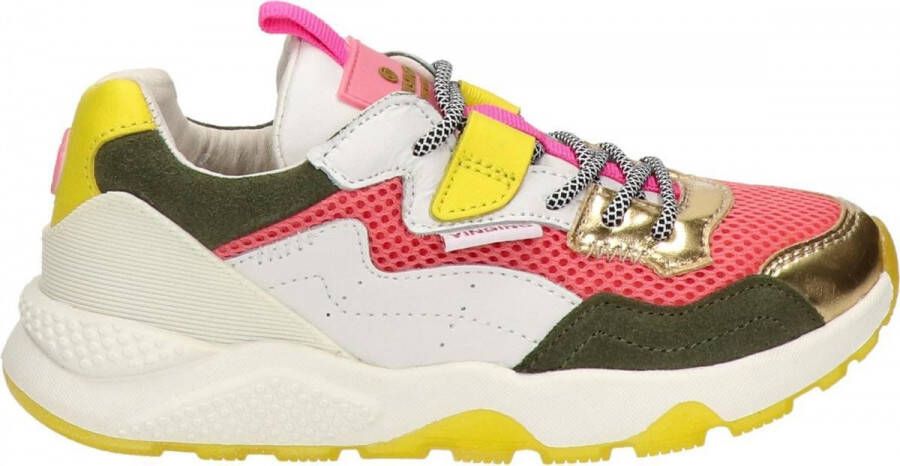 Vingino Mila Lage sneakers Leren Sneaker Meisjes Wit - Foto 4