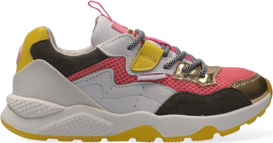 Vingino Mila Lage sneakers Leren Sneaker Meisjes Wit - Foto 3