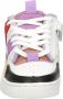 VINGINO Milou leren sneakers wit roze Multi Meisjes Leer Meerkleurig 29 - Thumbnail 2