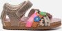 VINGINO Naomi leren sandalen roze multi Meisjes Leer Meerkleurig 29 - Thumbnail 3