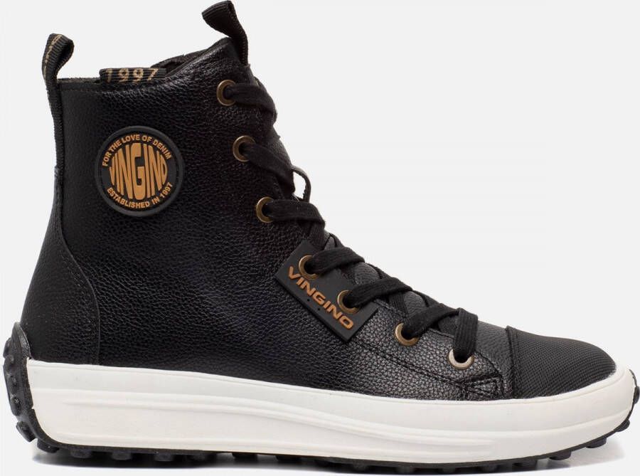 Vingino Noa Mid Sneakers Zwart Synthetisch 042303