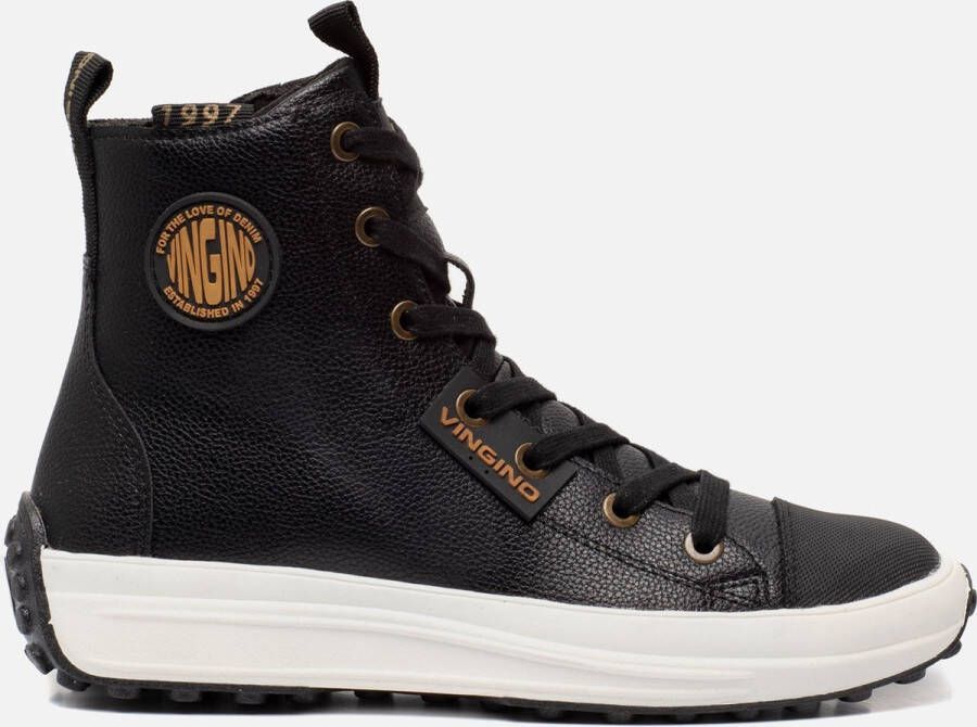 Vingino Noa Mid Sneakers Zwart Synthetisch 042303 - Foto 2