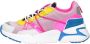 Vingino Odilia Lage sneakers Leren Sneaker Meisjes Roze - Thumbnail 3