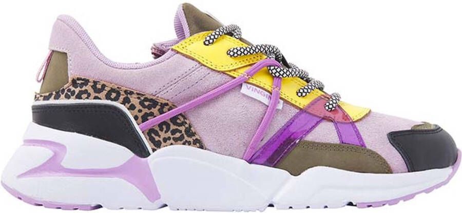 Vingino Odilia Lage sneakers Leren Sneaker Roze - Foto 2