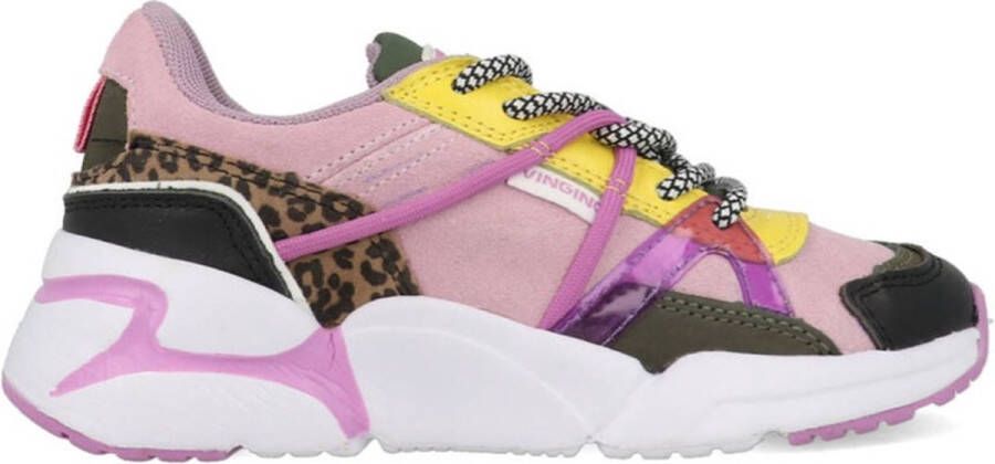 Vingino Odilia Lage sneakers Leren Sneaker Roze - Foto 3
