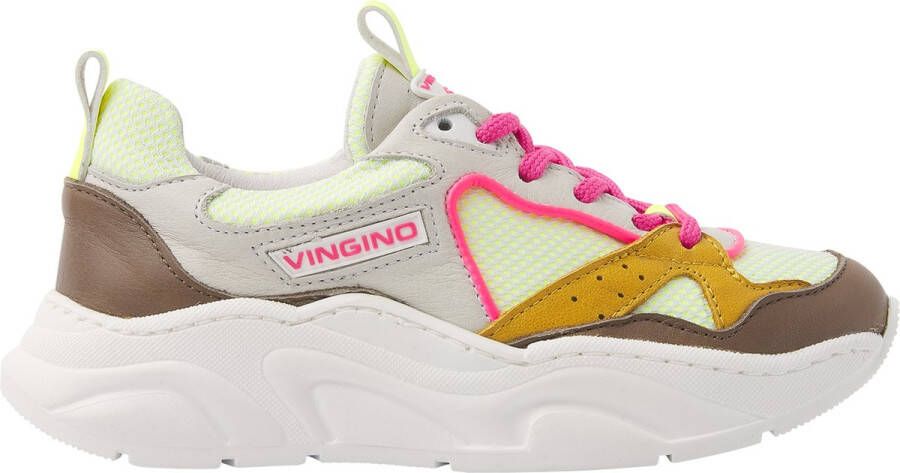 Vingino Olivia Sneaker Meisjes Multicolor yellow