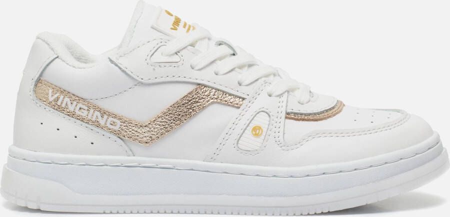 Vingino Senne Low Sneakers wit Leer Dames