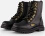 Vingino Shirley Veterboots zwart Leer - Thumbnail 3