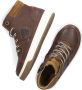 VINGINO Duncan Mid leren sneakers bruin Jongens Leer Meerkleurig 36 - Thumbnail 14