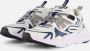 VINGINO Stef chunky leren sneakers wit blauw Jongens Leer Meerkleurig 35 - Thumbnail 7