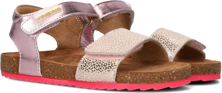 VINGINO Tavi leren sandalen lichtroze metallic Leer Meerkleurig 24 - Foto 2