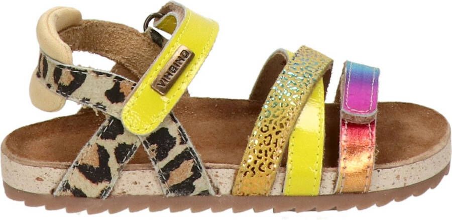 Vingino Vienna sandaal Sandalen bruin geel multi