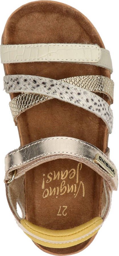 VINGINO Vienna leren sandalen goud metallic Leer Meerkleurig 30 - Foto 5