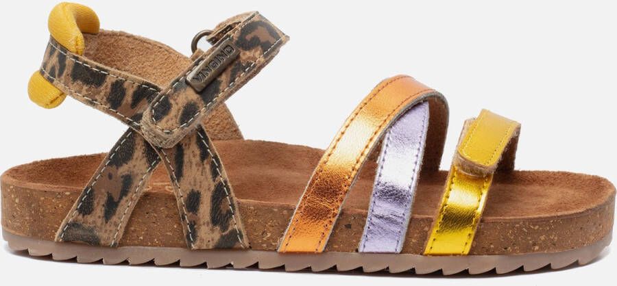 VINGINO leren sandalen bruin multi Leer Meerkleurig 30 - Foto 3