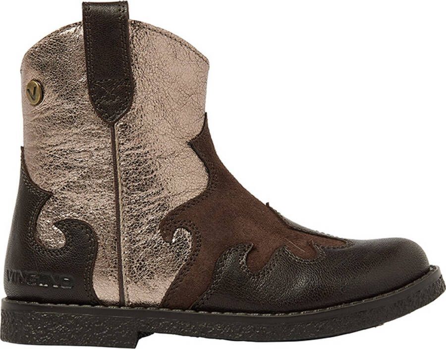 Vingino Vikki Enkellaarsjes Enkelboots met rits Meisjes Bruin