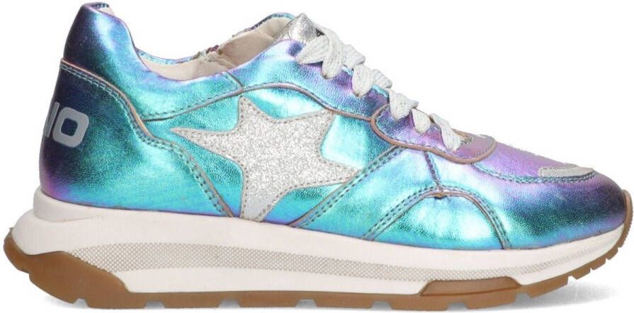 Vingino VIN825123-926 Meisjes Lage Sneakers Multicolor Leer Veters