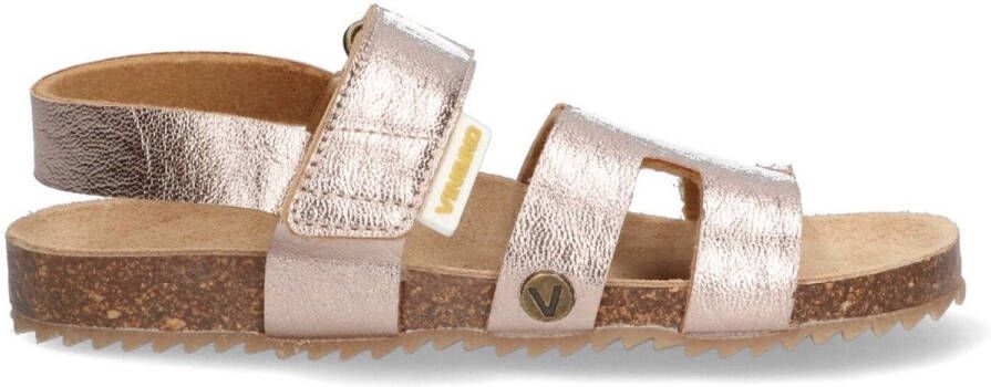 Vingino VIN825421-796 Meisjes Platte Sandalen Roze Leer Klittenband